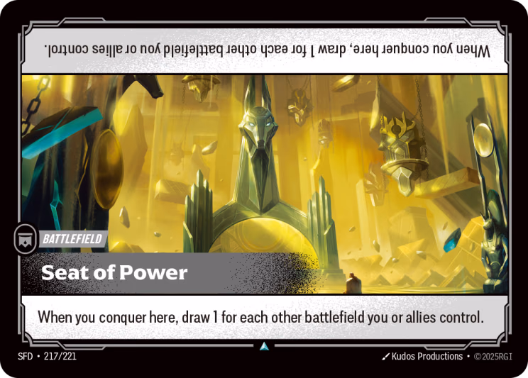 Seat of Power SFD-217/221 Riftbound card