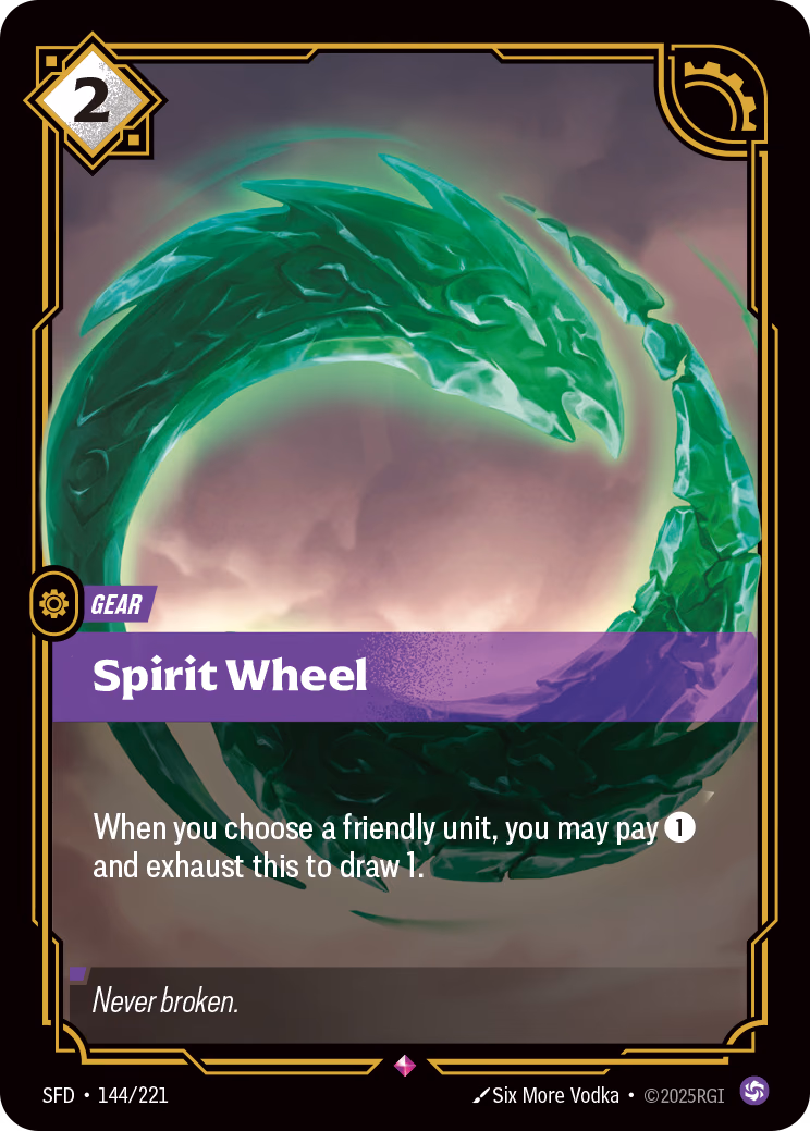 Spirit Wheel SFD-144/221 Riftbound card