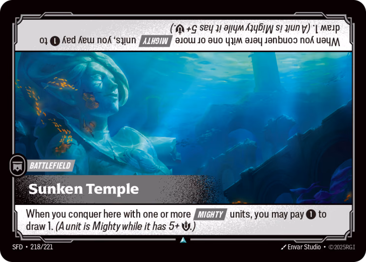 Sunken Temple SFD-218/221 Riftbound card