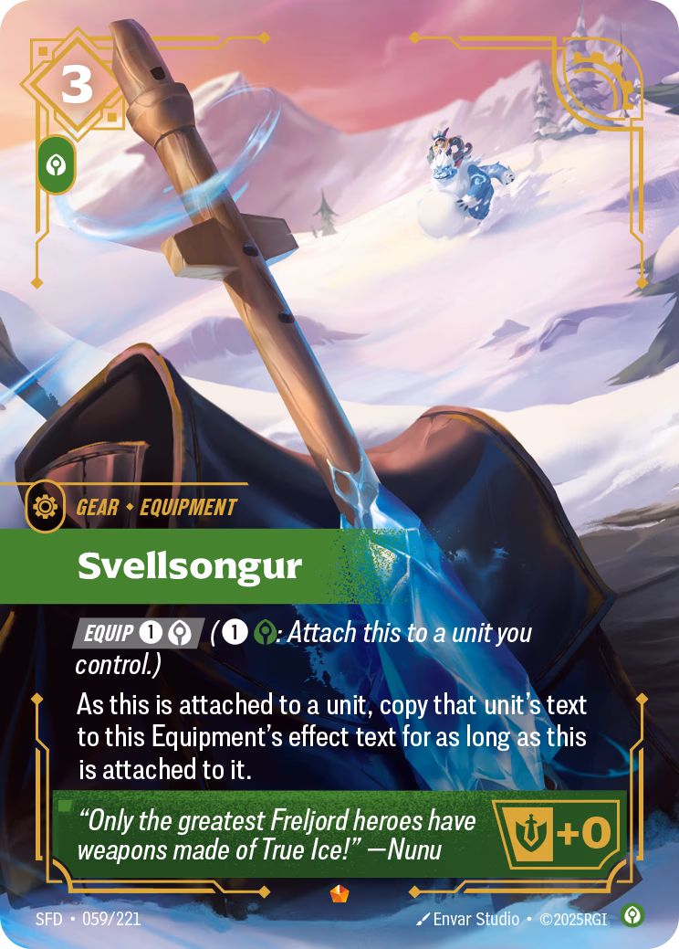 Svellsongur SFD-059/221 Riftbound card