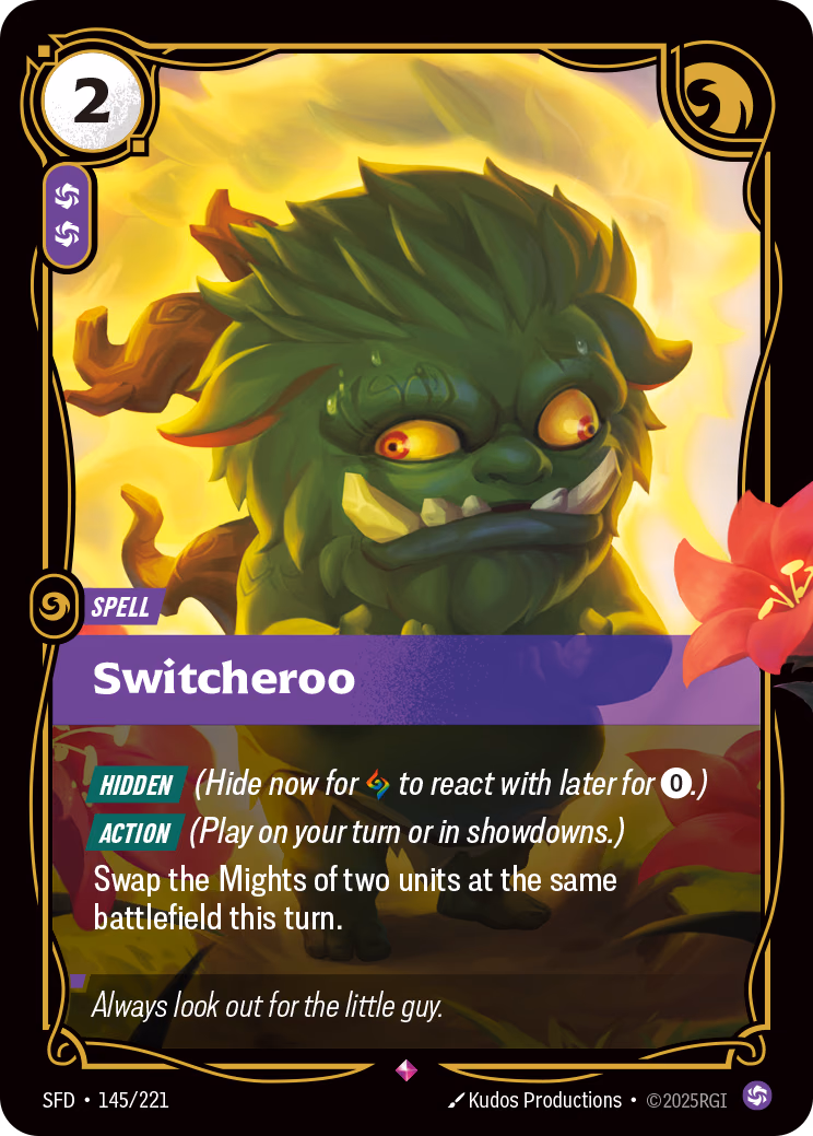 Switcheroo SFD-145/221 Riftbound card