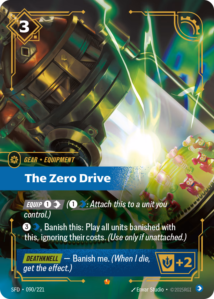 The Zero Drive SFD-090/221 Riftbound card