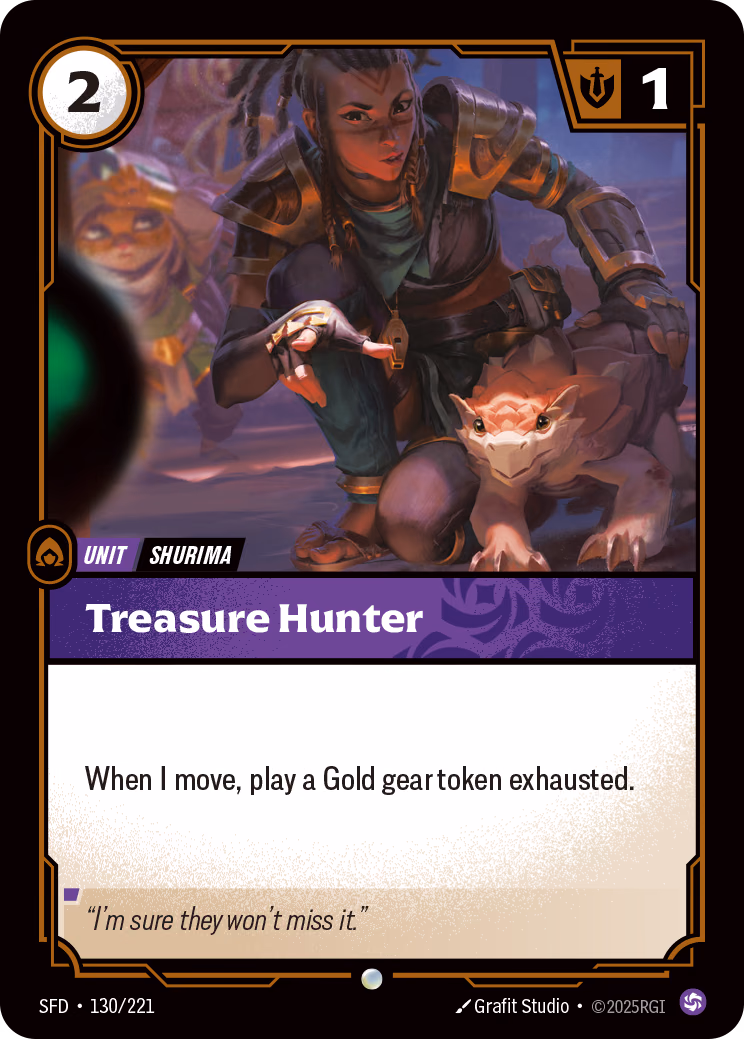 Treasure Hunter SFD-130/221 Riftbound card