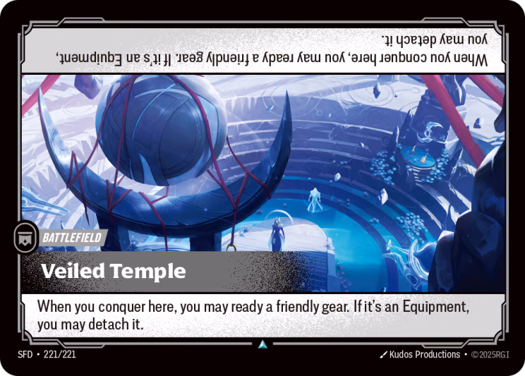 Veiled Temple SFD-221/221 Riftbound card