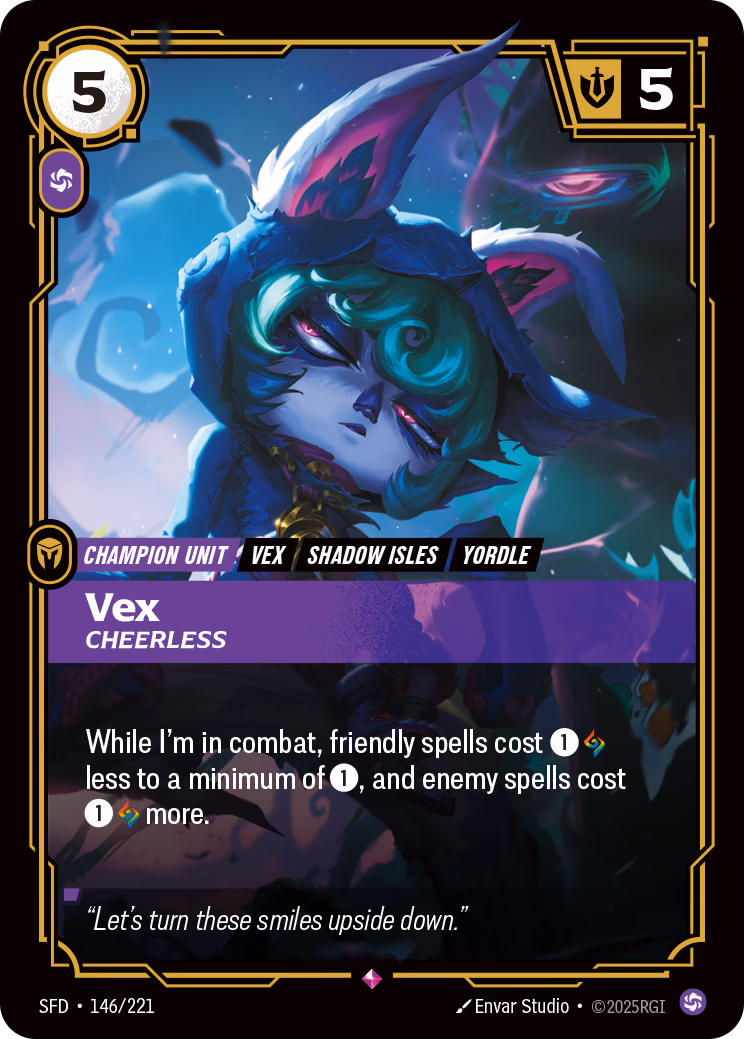 Vex SFD-146/221 Riftbound card