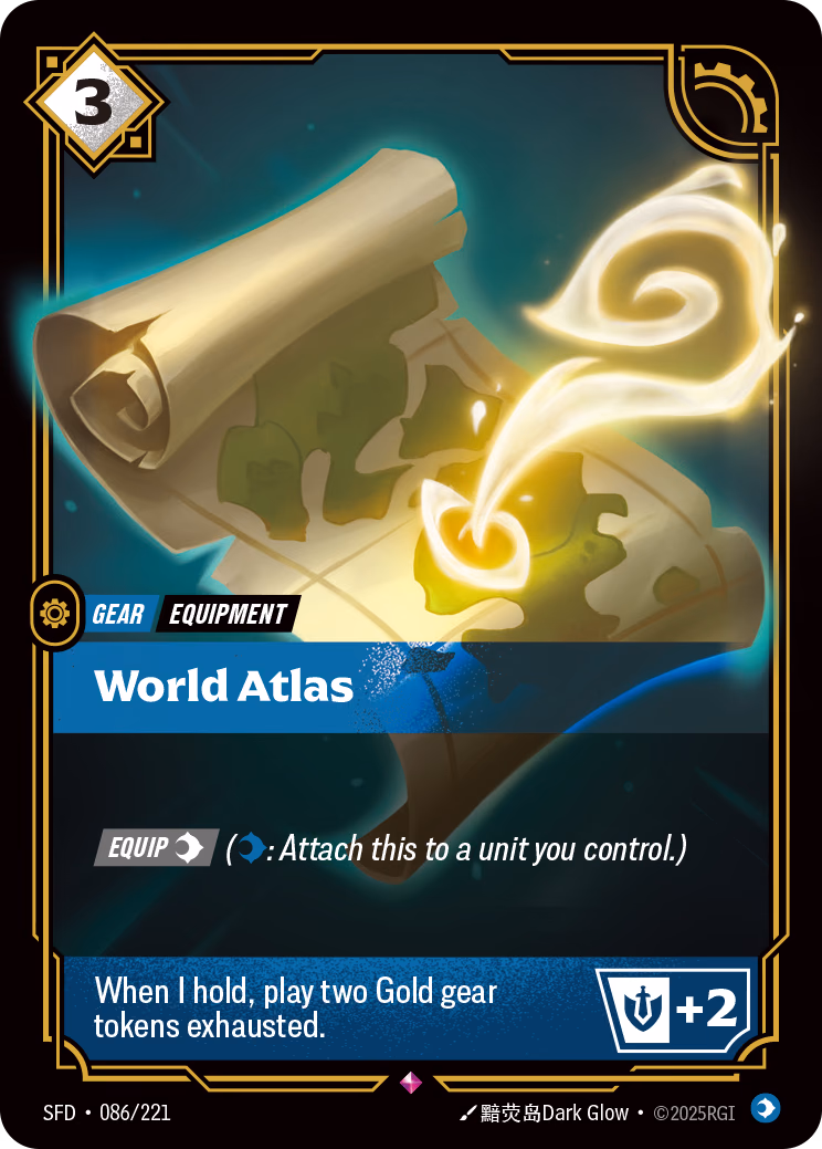 World Atlas SFD-086/221 Riftbound card