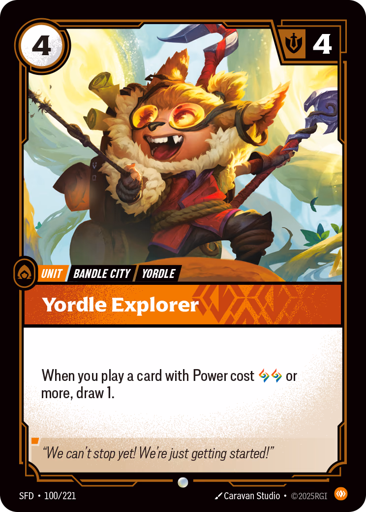 Yordle Explorer SFD-100/221 Riftbound card
