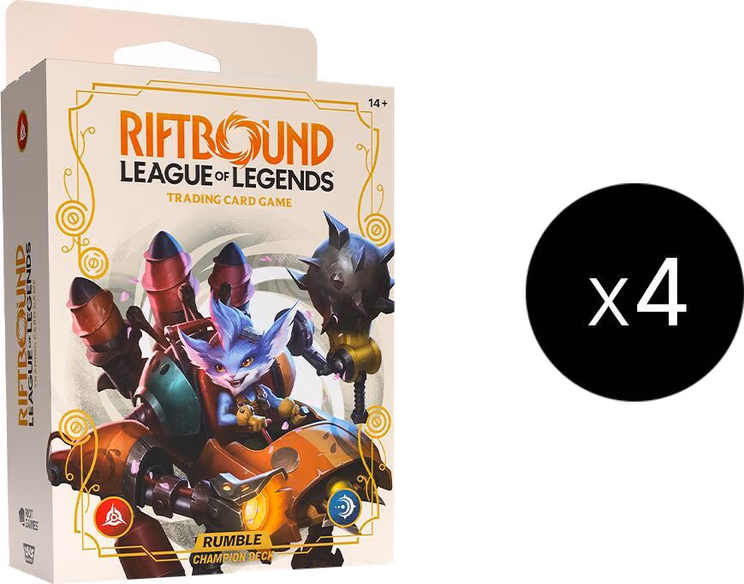 Riftbound Spiritforged Champion Deck (Rumble) Display