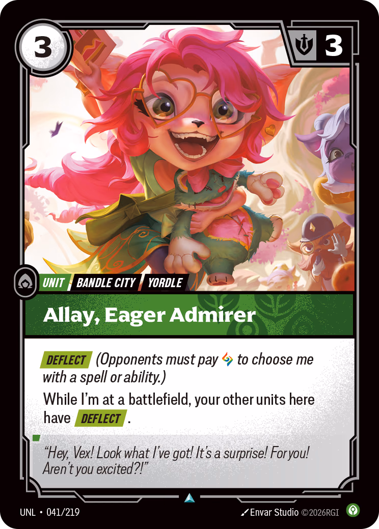 Allay, Eager Admirer UNL-041/219 Riftbound card