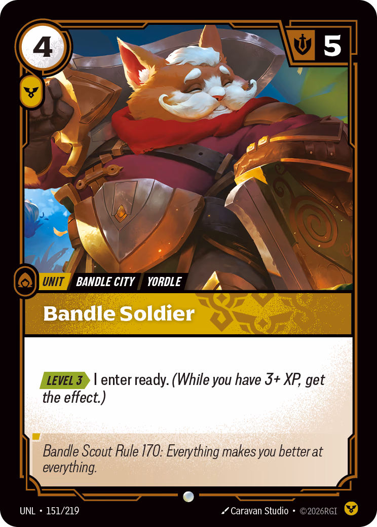 Bandle Soldier UNL-151/219 Riftbound card