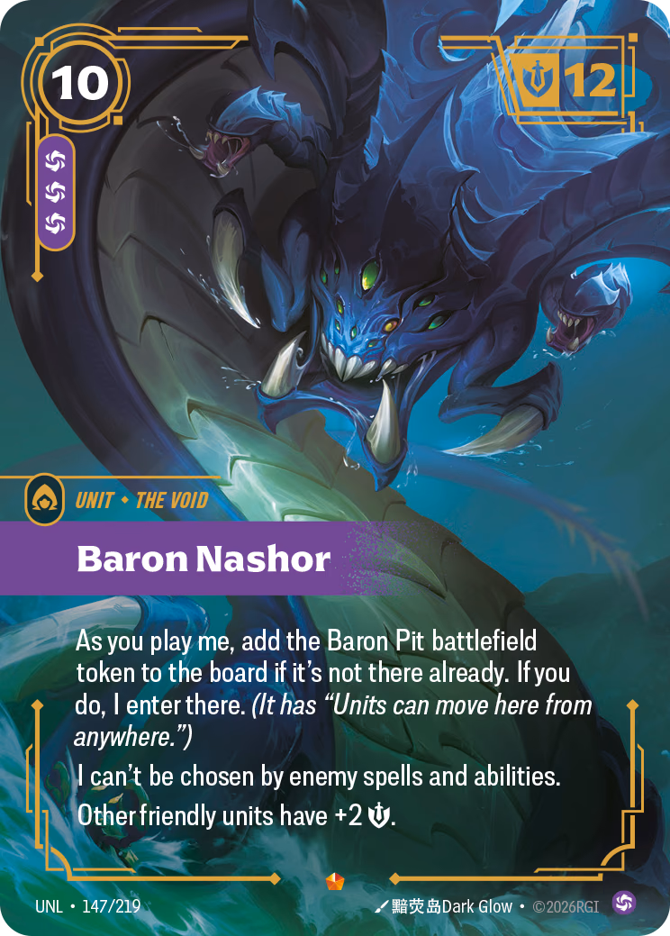 Baron Nashor UNL-147/219 Riftbound card