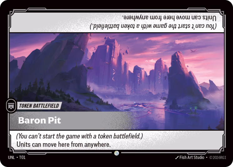 Baron Pit UNL-T01 Riftbound card