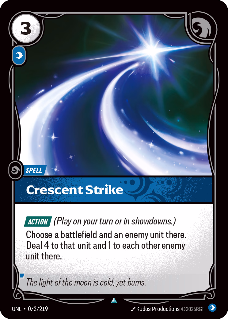 Crescent Strike UNL-072/219 Riftbound card
