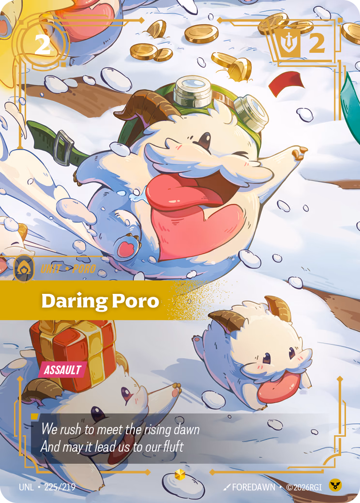 Daring Poro UNL-225/219 Riftbound card