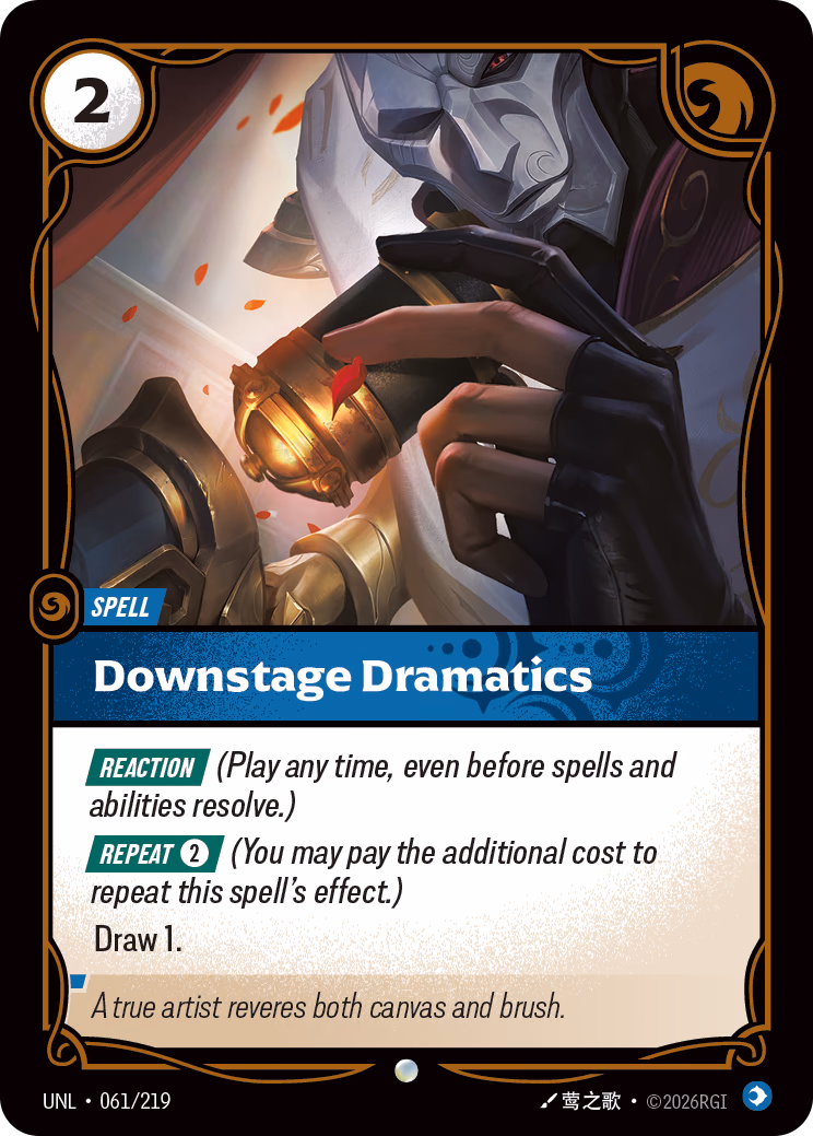 Downstage Dramatics UNL-061/219 Riftbound card