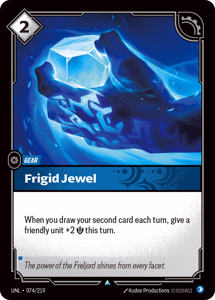 Frigid Jewel UNL-074/219 Riftbound card