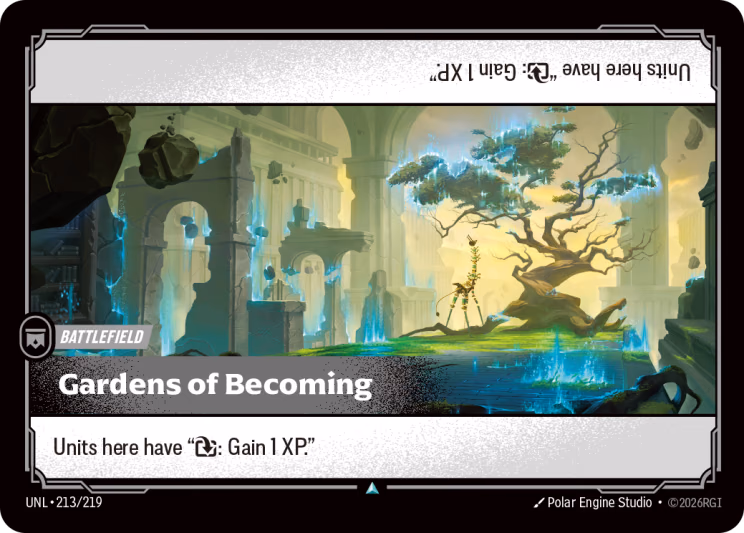 Gardens of Becoming UNL-213/219 Riftbound card