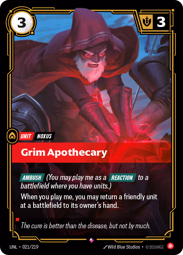 Grim Apothecary UNL-021/219 Riftbound card