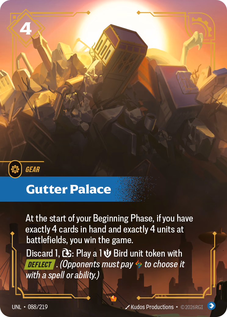 Gutter Palace UNL-088/219 Riftbound card