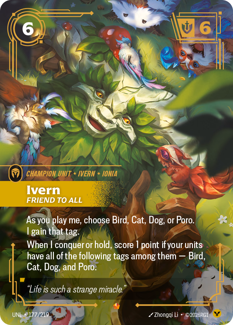 Ivern, Friend to All UNL-177/219 Riftbound card