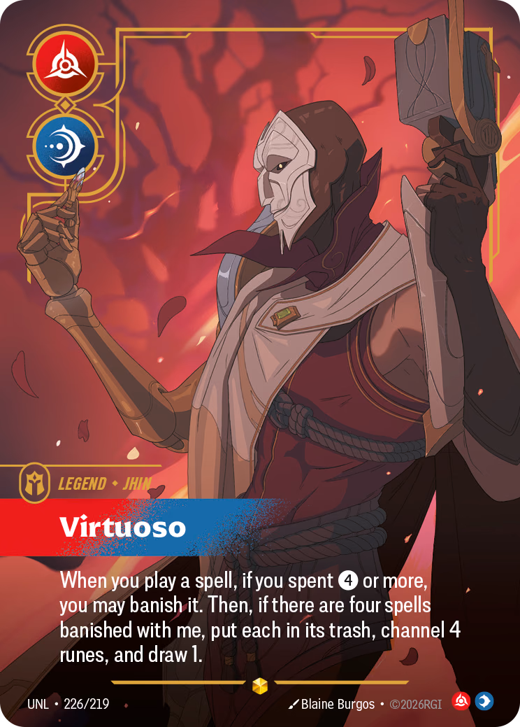 Jhin, Virtuoso UNL-226/219 Riftbound card