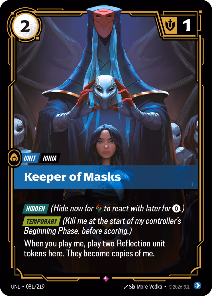 Keeper of Masks UNL-081/219 Riftbound card