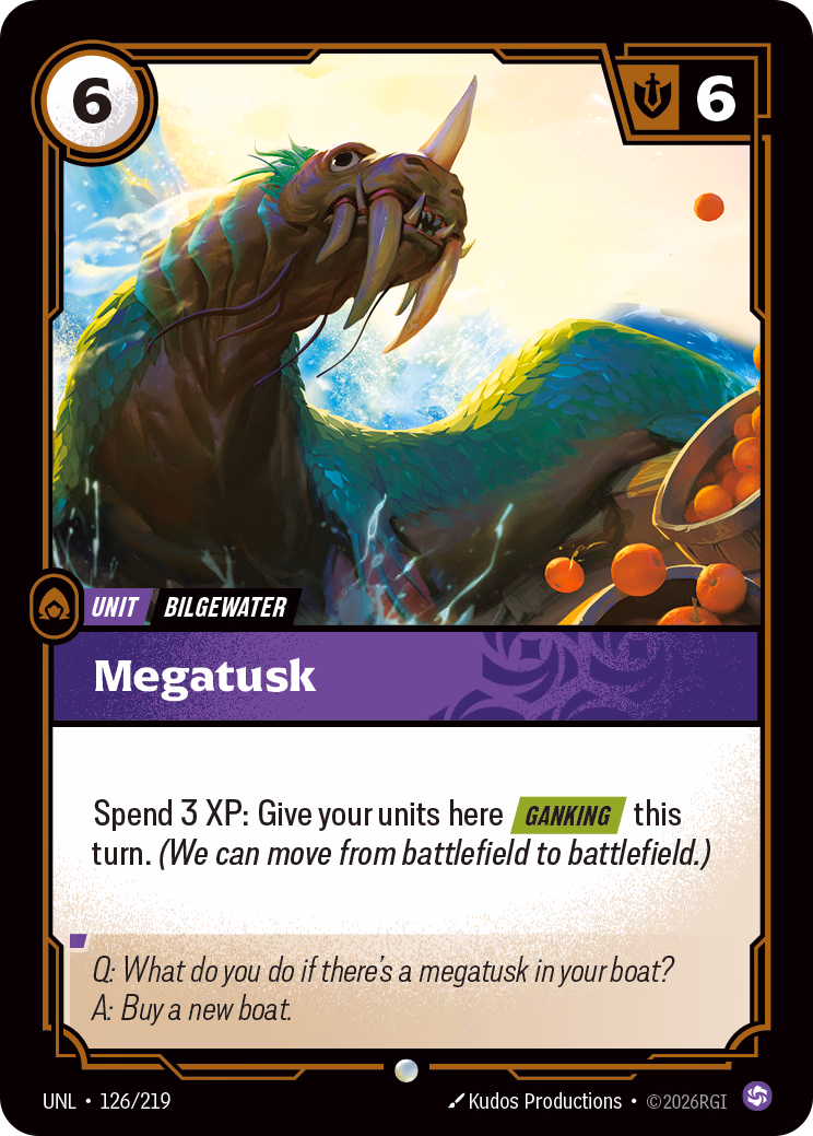 Megatusk UNL-126/219 Riftbound card