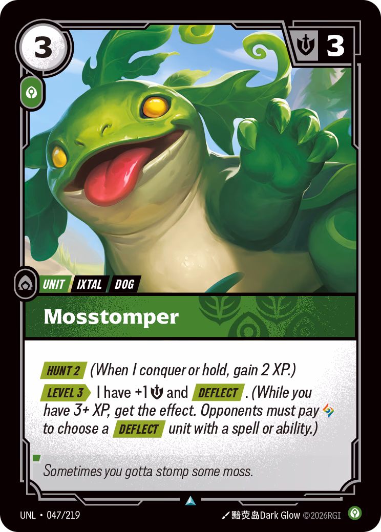 Mosstomper UNL-047/219 Riftbound card