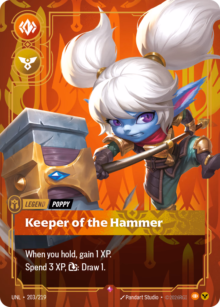 Poppy, Keeper of the Hammer UNL-203/219 Riftbound card