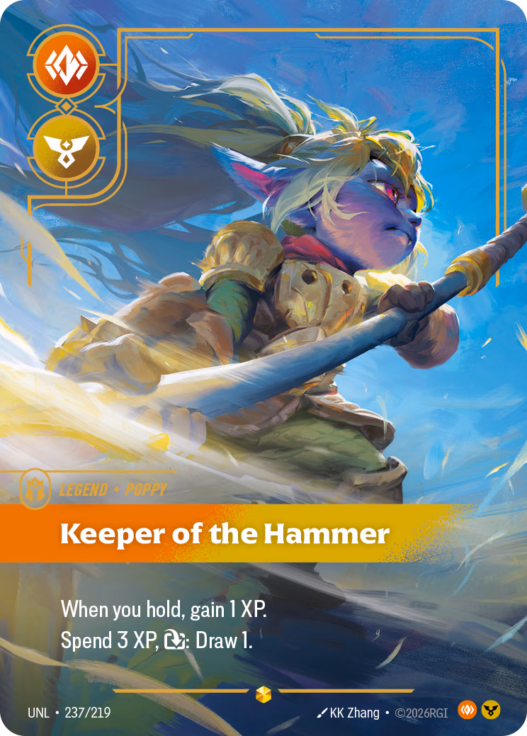 Poppy, Keeper of the Hammer UNL-237/219 Riftbound card