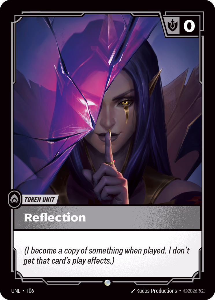Reflection UNL-T06 Riftbound card