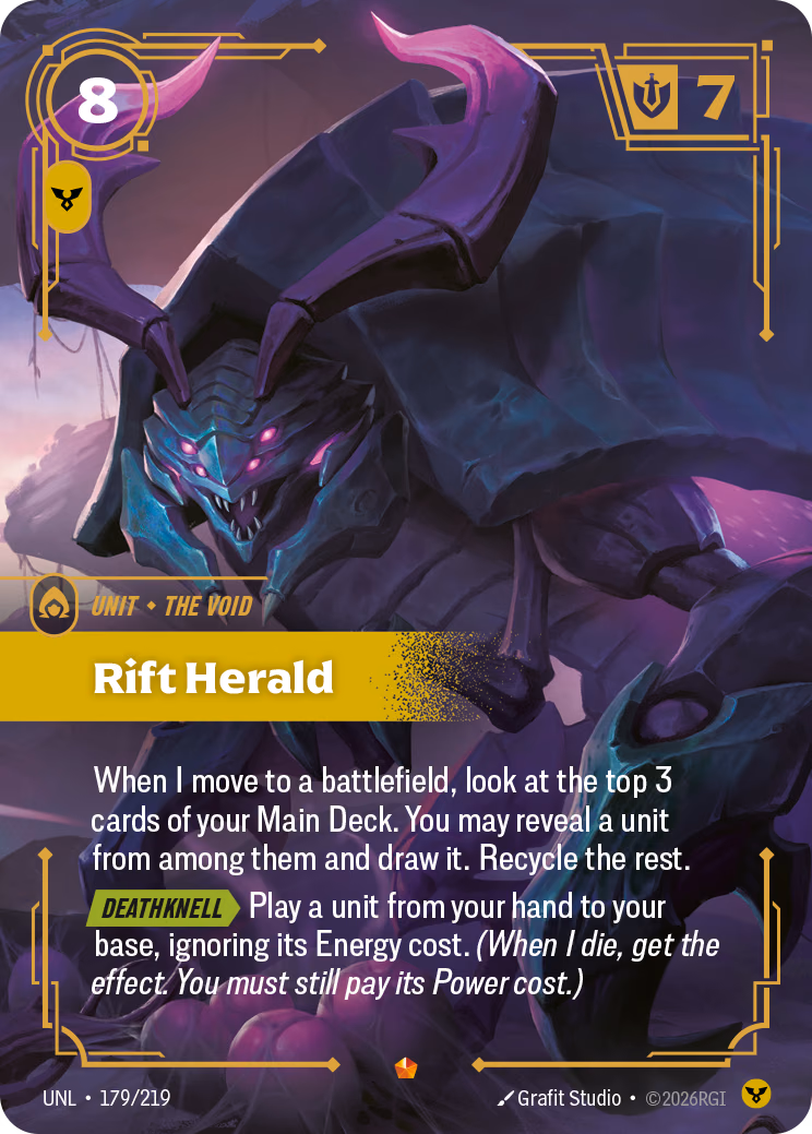 Rift Herald UNL-179/219 Riftbound card