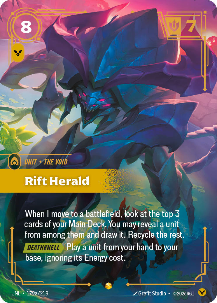 Rift Herald UNL-179a/219 Riftbound card