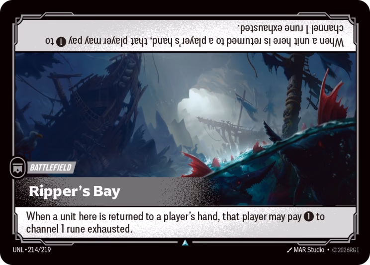 Ripper's Bay UNL-214/219 Riftbound card