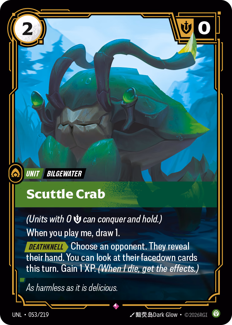 Scuttle Crab UNL-053/219 Riftbound card
