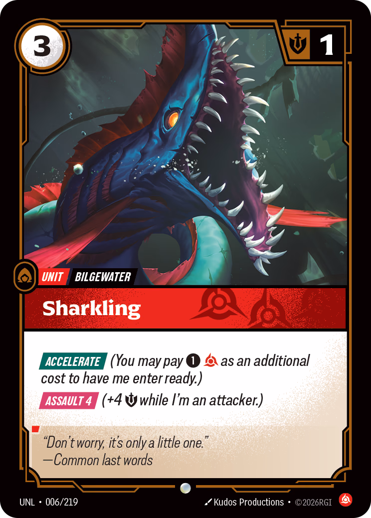 Sharkling UNL-006/219 Riftbound card
