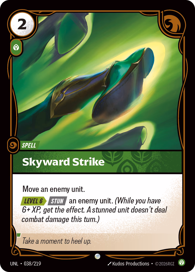 Skyward Strike UNL-038/219 Riftbound card