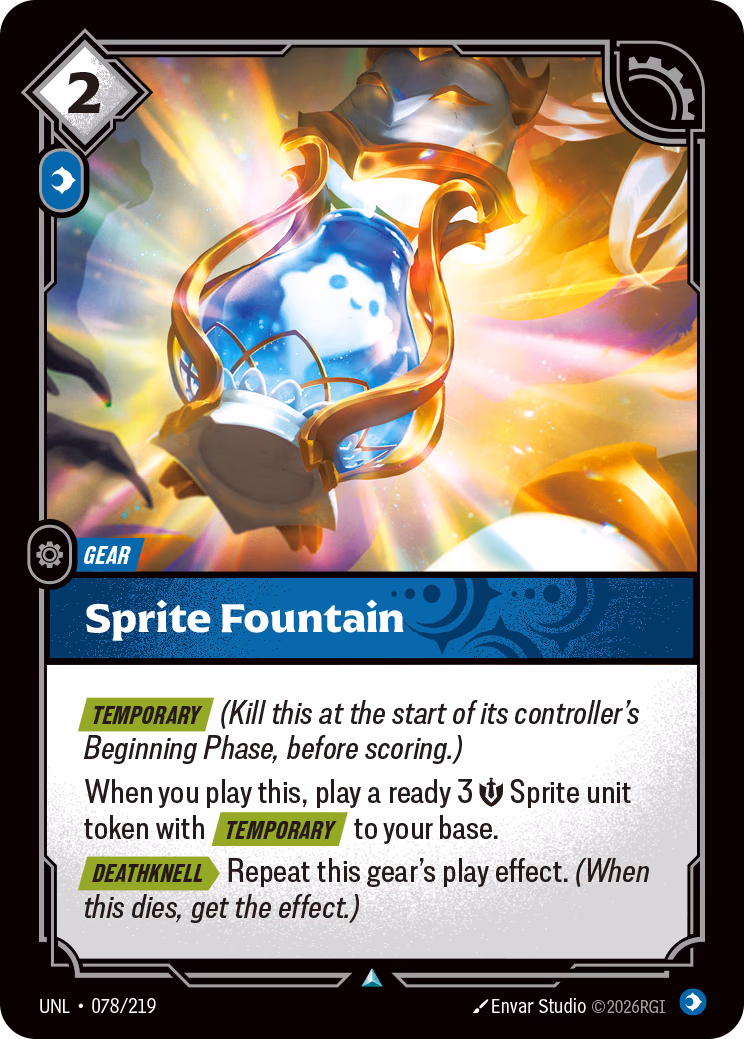 Sprite Fountain UNL-078/219 Riftbound card