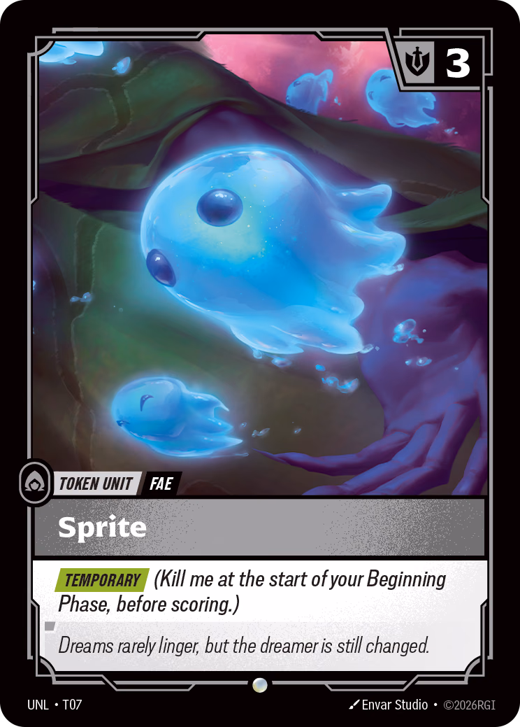 Sprite UNL-T07 Riftbound card
