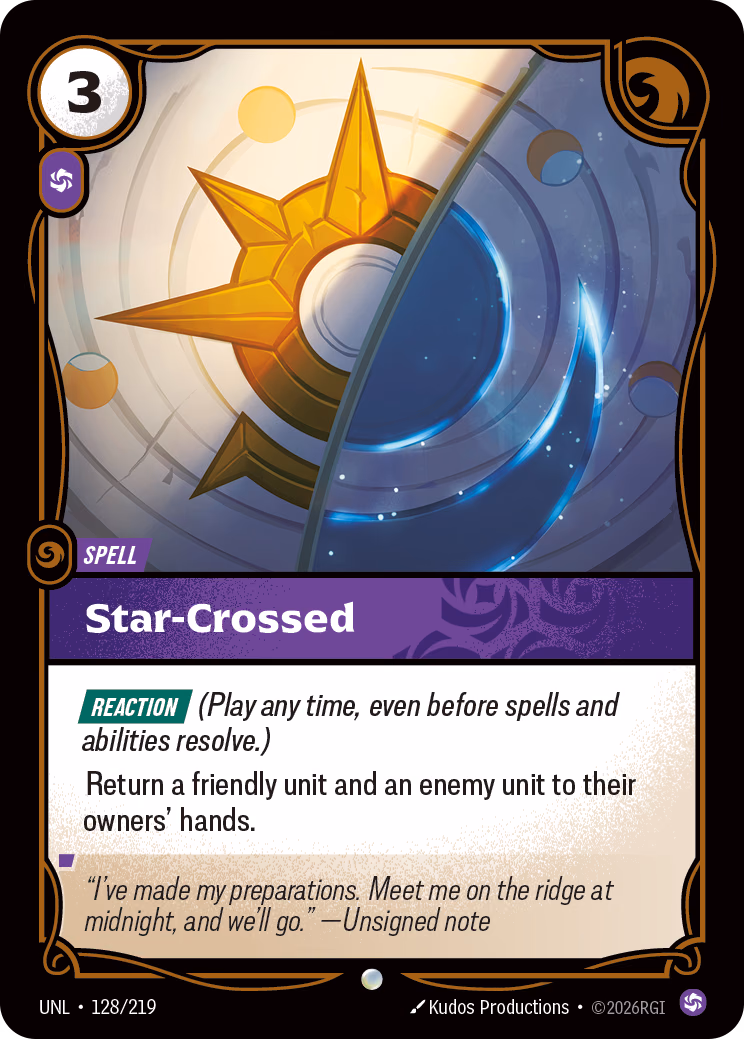 Star-Crossed UNL-128/219 Riftbound card