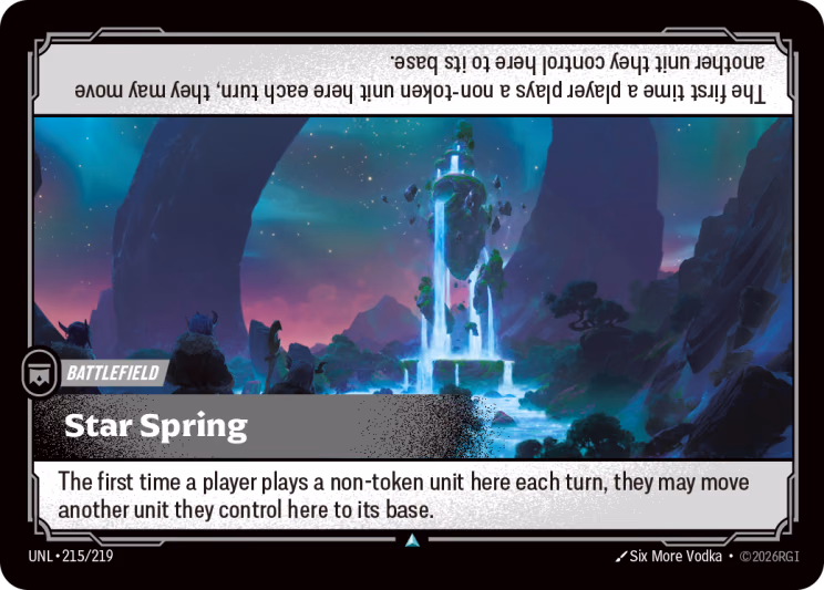 Star Spring UNL-215/219 Riftbound card