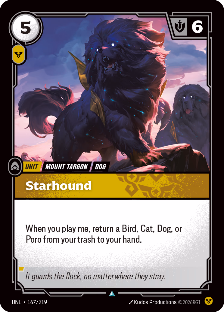Starhound UNL-167/219 Riftbound card