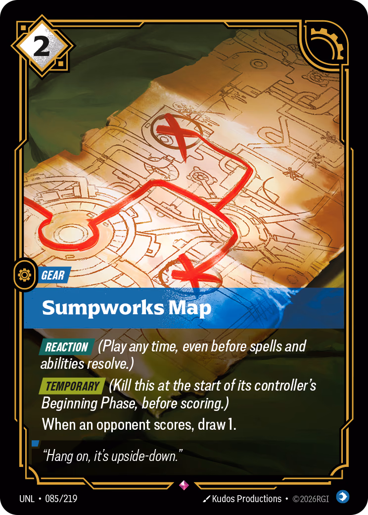 Sumpworks Map UNL-085/219 Riftbound card