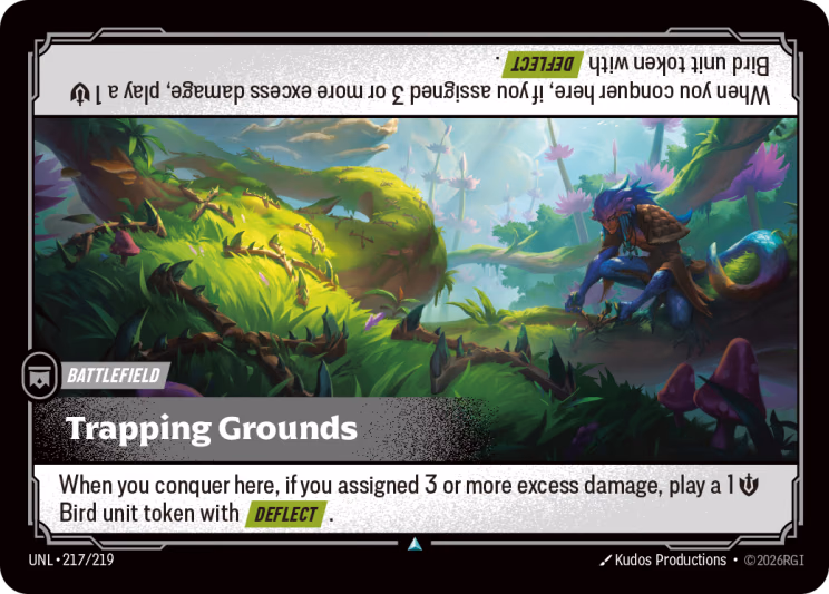 Trapping Grounds UNL-217/219 Riftbound card