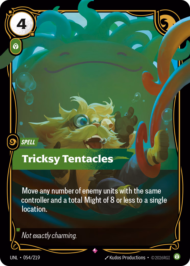 Tricksy Tentacles UNL-054/219 Riftbound card
