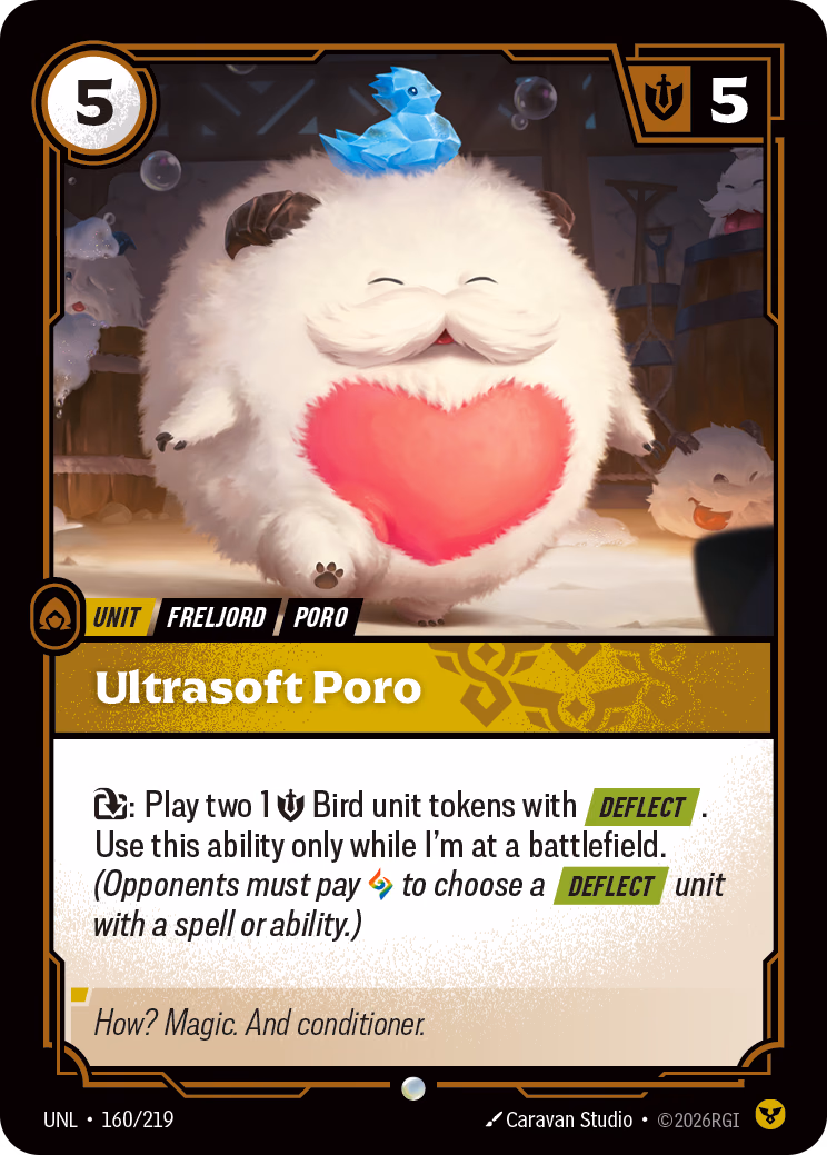 Ultrasoft Poro UNL-160/219 Riftbound card