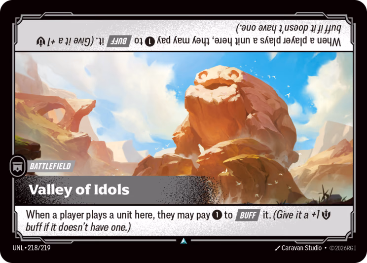 Valley of Idols UNL-218/219 Riftbound card