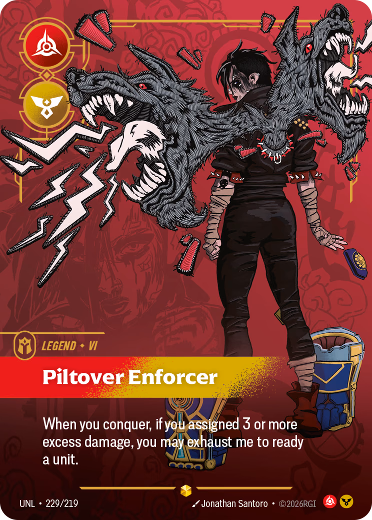 Vi, Piltover Enforcer UNL-229/219 Riftbound card