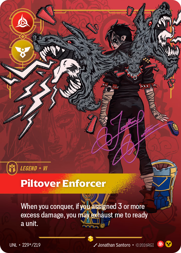 Vi, Piltover Enforcer UNL-229*/219 Riftbound card