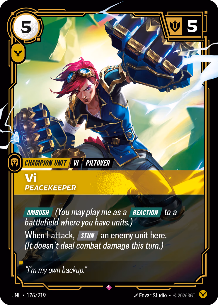 Vi UNL-176/219 Riftbound card